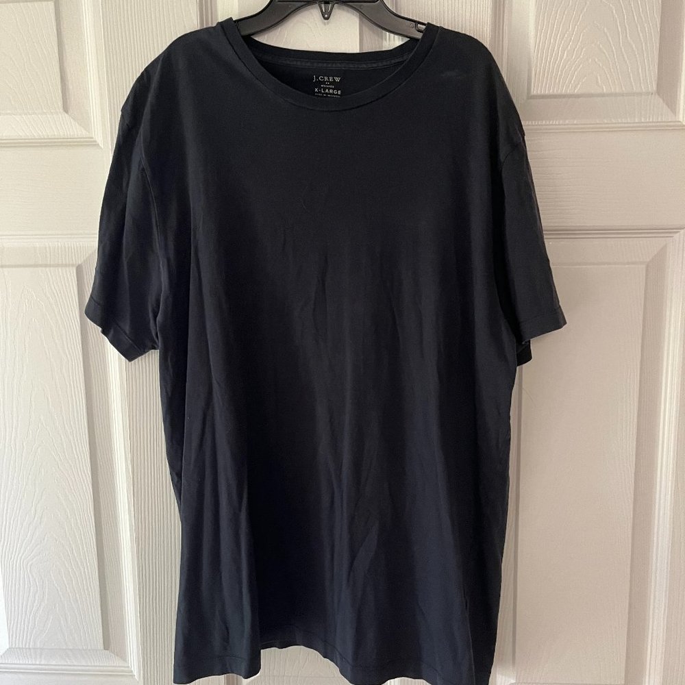 J Crew Men's XL T-Shirt, Navy Blue